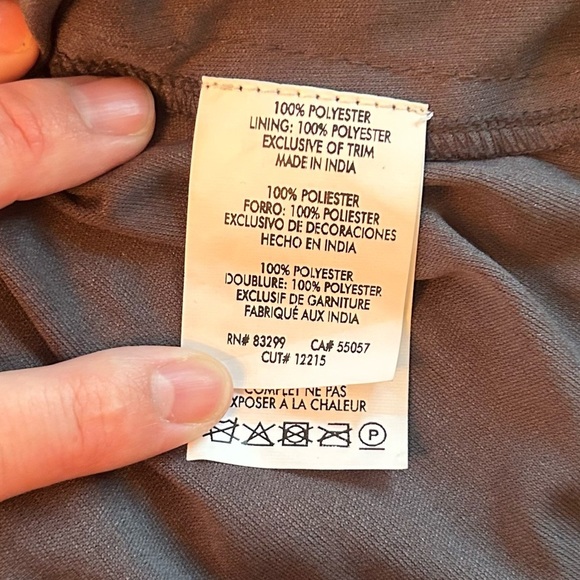 Marina Beaded Sequined Navy V-Neck Gown Dress 16 - Picture 16 of 16